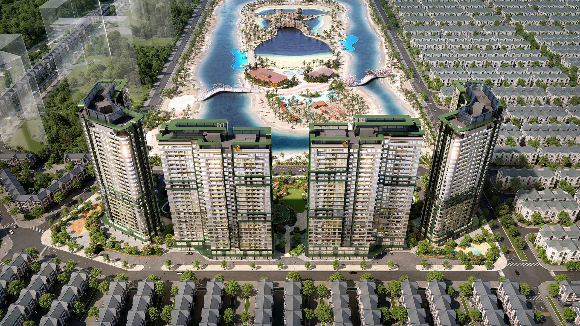 Masteri Rivera Đà Nẵng phối cảnh tổng thể